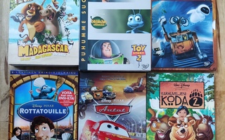 9 Leffaa (Autot, Wall-E, Toy Story jne ..)