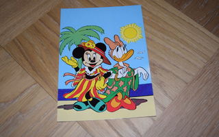postikortti Disney Minni Hiiri ja Iines Ankka