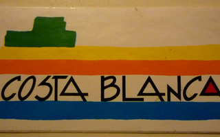 Costa Blanca -tarra, käyttämätön