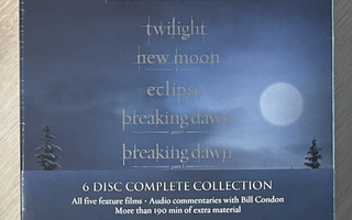 The Twilight Saga (Blu-ray) kaikki 5 elokuvaa (UUSI)