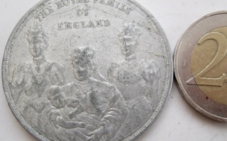 Mitali Kuningasperhe Englanti Matchless Metallilakka 1800-l
