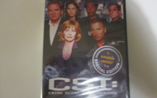 DVD CSI 1. KAUDEN JAKSOT 1-4