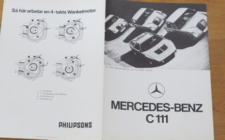 1970 Mercedes-Benz C 111 Wankel esite - KUIN UUSI
