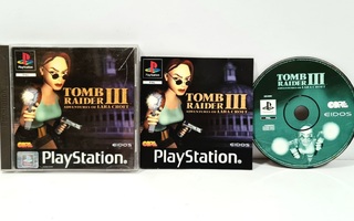 PS1 - Tomb Raider III the Adventures of Lara Croft CIB