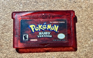 Nintendo Gameboy Advance: Pokémon Ruby version