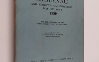 The Nautical Almanac and Astronomical Ephemeris for the Y...