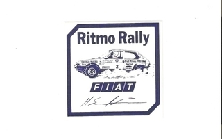 Ritmo Rally Fiat tarra