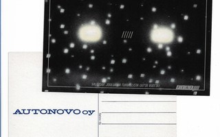 1975 (noin) Fiat postikortti - Autonovo Oy - joulukortti