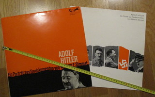 ADOLF HITLER Ein Porträt * puhedokumentti LP NAZI GERMANY WW