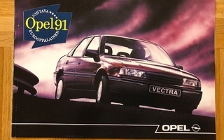 Esite Opel mallisto 1991.Corsa, Kadett, Vectra,Omega,Calibra