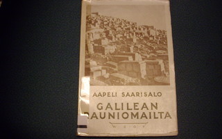 Aapeli Saarisalo: Galilean rauniomailta (1927) Sis.postikulu
