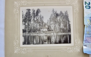 VANHA Valokuva Evo Lammi Hämeenlinna 1890-l Pahvitaustainen