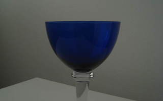  Pentik malja jalallinen lasi sininen