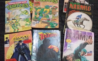 TURTLES / MUSTANAAMIO yms. sarjakuvat 1984-1998