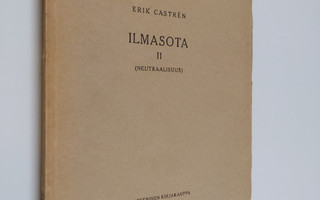 Erik Castren : Ilmasota : kansainvälisoikeudellinen tutki...