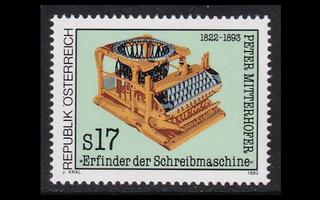 Itävalta 2088 ** Kirjoituskone keksijä Peter Mitterhofer (