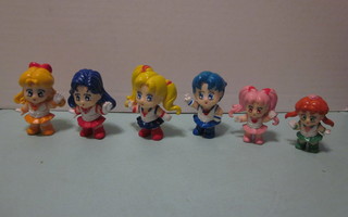 Sailor Moon chibi figuurit, 6kpl