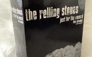 THE ROLLING STONES:JUST FOR THE RECORD  (4 DVD BOX)