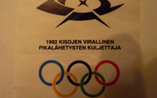 Olympialaiset 1992 -tarra, käyttämätön