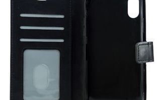 Apple iPhone X / Xs lompakkokotelo musta