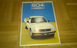 Esite Peugeot 504 avolava, 1987