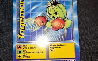 Digimon keräilykortti Togemon
