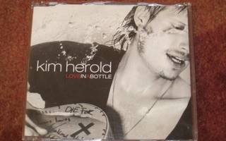 KIM HEROLD - LOVE IN A BOTTLE CD SINGLE PROMO ( humane )