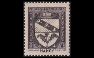 Ranska 538 ** Vaakuna Nancy (1941)