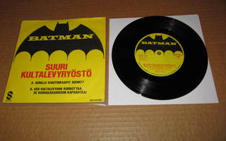 Batman 7" Suuri Kultalevyryöstö v.1987 EX-/EX-  RARE!