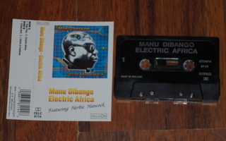 C-kasetti -  MANU DIBANGO - Electric Africa - 1985 funk EX+