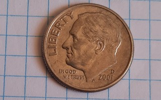 USA 1 dime D 2001