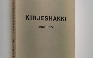 Esko (koonnut) Nuutilainen : Kirjeshakki 1961-1970