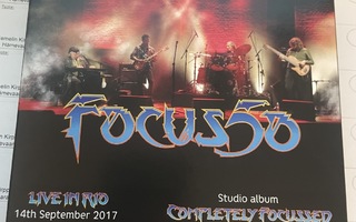 Focus 50 , 3 cd ja 1 blueray Live in Rio