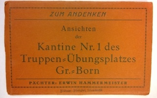 Vanha saksalainen postikorttipakka 1930-40 luvulta