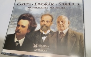 3CD GRIEG, DVORAK, SIBELIUS - Vuosituhannen Musiikkiaarteet