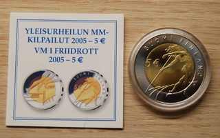 Suomi 5 € 2005 Yleisurheilun MM- kisat BU