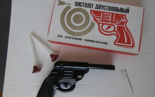 Lelupistooli ja ammukset 2 kpl, made in CCCP erä2