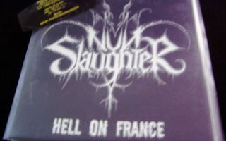 NUNSLAUGHTER - HELL ON FRANCE 7'' VINYYLI  EX+/EX+ (+)