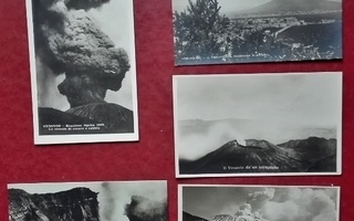 Vesuvius: 5 postikorttia/ 5 postcards (yhteishintaan)