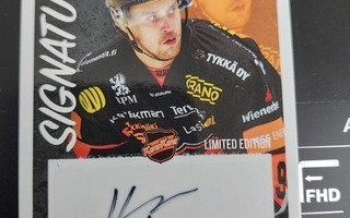 2022-23 Cardset Signature Limited Edition Heikki Liedes 2/40