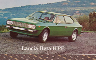1975 Lancia Beta HPE esite - KUIN UUSI