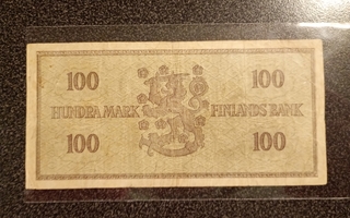 100 markkaa v.1955