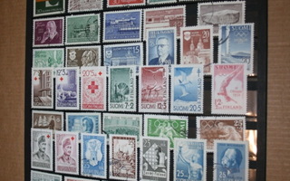Suomi postimerkki 1950-63