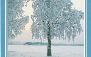Postikortti, TALVINEN MAISEMA, Suomi-Finland- tunnus
