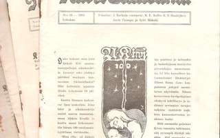 Nuori Satakunta, lehdet, 9 kpl. , 1934 ja 1935.