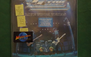 ZZ TOP - LIVE FROM TEXAS UUSI "SS" 2LP
