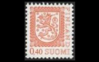 759IAy ** Leijonamalli 0,40 mk typ I, A-ham, y-pap (1975)