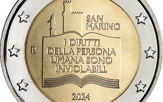 2€ Juhlaraha San Marino 2024 Perustuslaki