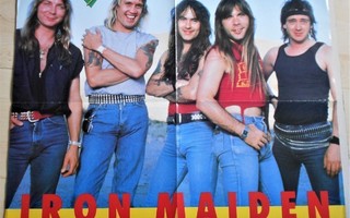Iron Maiden / Kiss -juliste n.1986