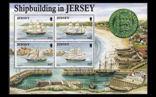 Jersey 577-80BL6 ** Laivanrakennus purjealuksia (1992)